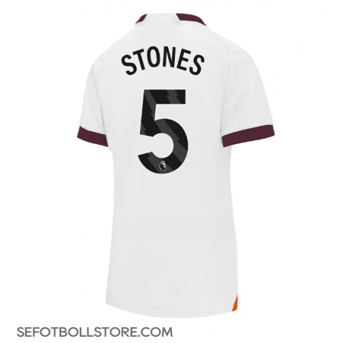 Manchester City John Stones #5 Replika Bortatröja Dam 2023-24 Kortärmad